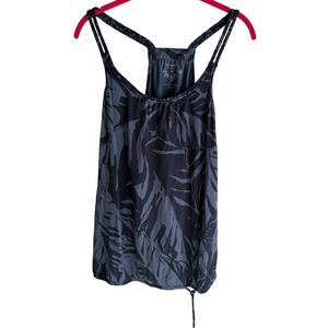 NWT SONOMA Life + Style Mood Indigo Floral Racerback Casual Ladies‎ Tanktop, M